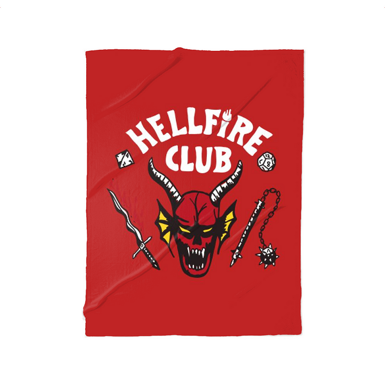 Hellfire Club, Stranger Things Fleece Blanket