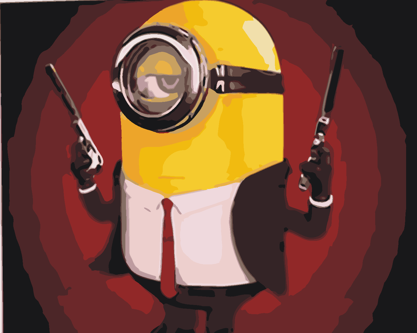 

Hitman Minion – Paint By Numbers - 40*50CM, 501 Original