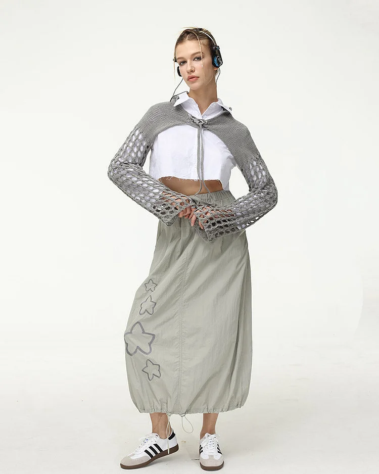 Star Eloi Cargo Drawstring Skirt