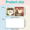 (US Only)6PCS DIY Diamond Art Greeting Cards Congratulations Card & Gift (Christmas Tree)