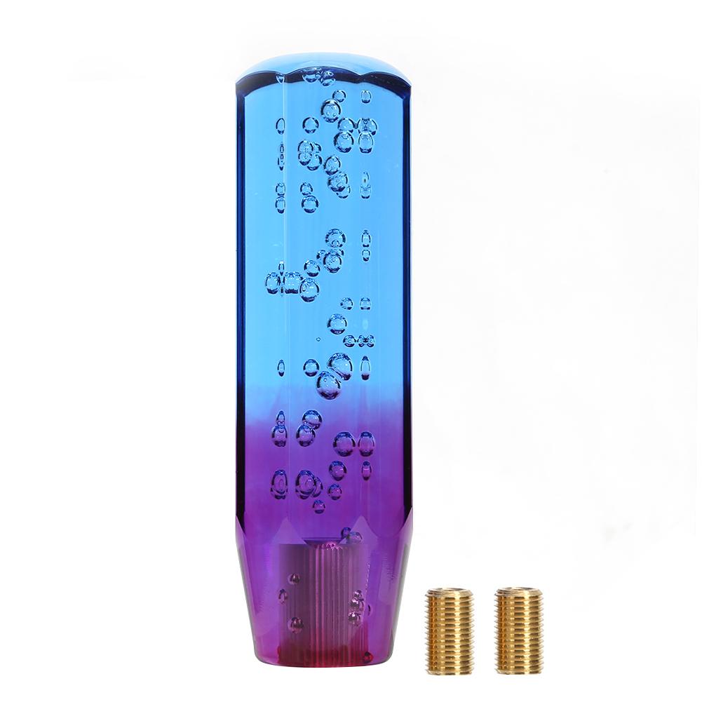 

Car Gear Shift Knob Crystal Bubble Manual Gear Stick Lever Head Blue+Purple, 501 Original