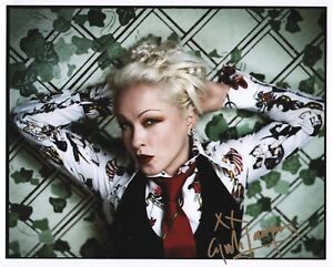 Cyndi Lauper REAL hand SIGNED Photo Poster painting #2 COA Autographed singer music