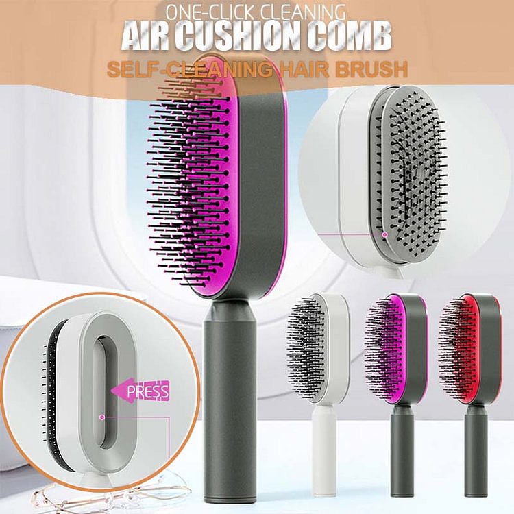 （50% OFF）Self Cleaning Pressed Airbag Comb