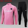 2025/2026 Inter Miami Half-Pull Training Suit Pink Football Shirt 1:1 Thai Quality
