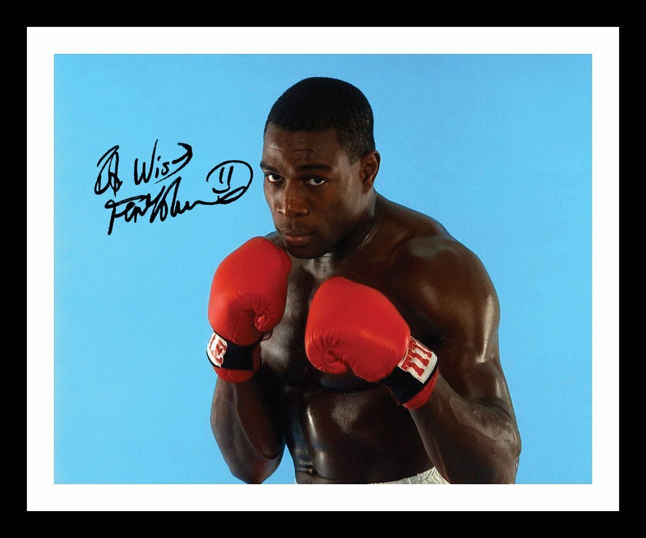 Frank Bruno Autograph Signed & Framed Photo Poster painting 1