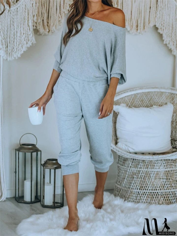 MidiSono - Women's Leisure Comfort Home Wear Outfits