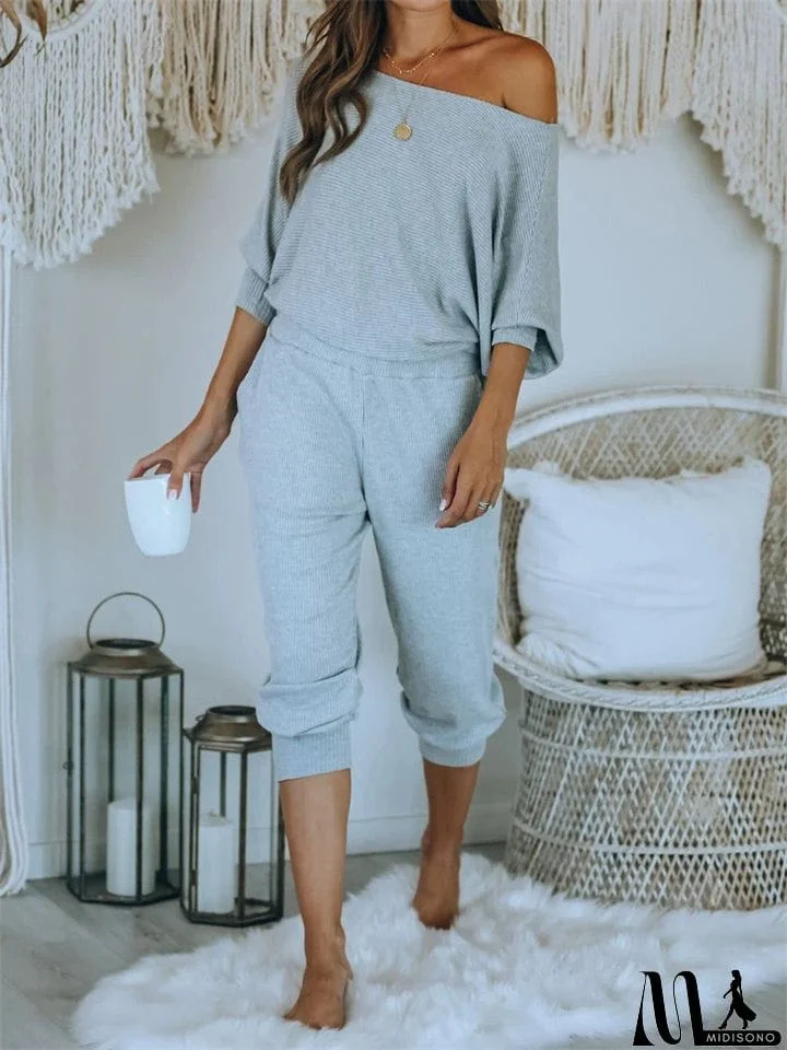 MidiSono - Women's Leisure Comfort Home Wear Outfits
