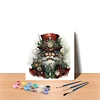 (US Only)Paint By Numbers Kit On Canvas DIY Oil Art Santa Claus Picture Home Decor40x40cm