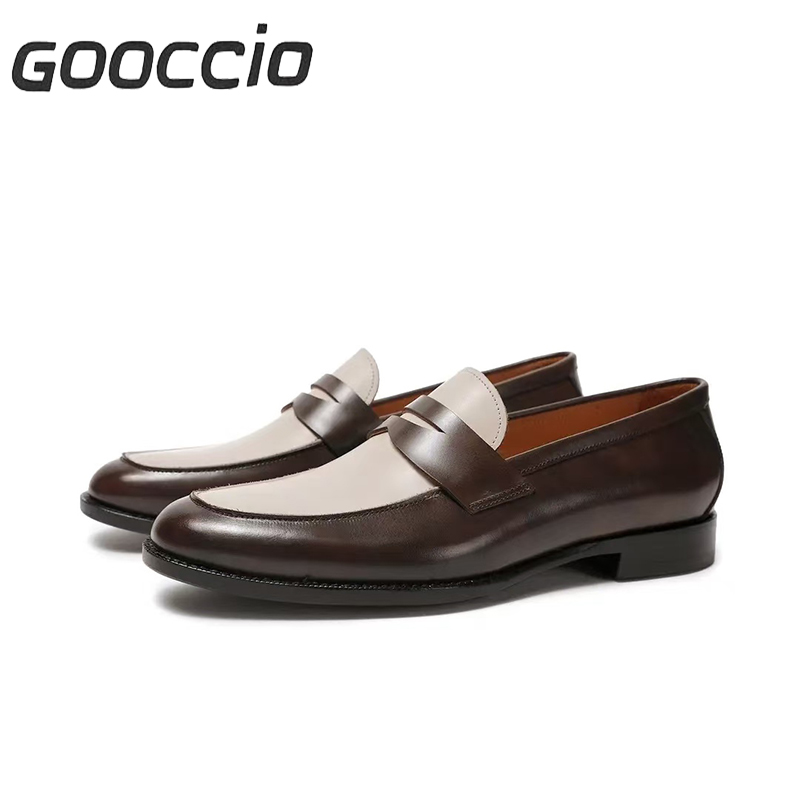 NJ201 Prenium Calf-Skin Dress Shoes/Loafers For Men  GOOCCIO   