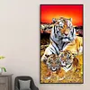 Diamond Painting -DIY Round Drill Tiger(40x70cm)