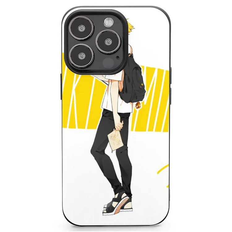 Denki Kaminari Anime My Hero Academia Phone Case Mobile Phone Shell IPhone 13 and iPhone14 Pro Max and IPhone 15 Plus Case - Heather Prints Shirts