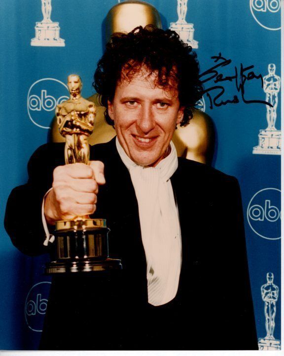 GEOFFREY RUSH Signed Autographed OSCAR ACADEMY AWARDS Photo Poster painting