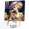 uk.everydayedeals Paint By Number - Oil Painting - Noble Afternoon Tea(40*40cm)