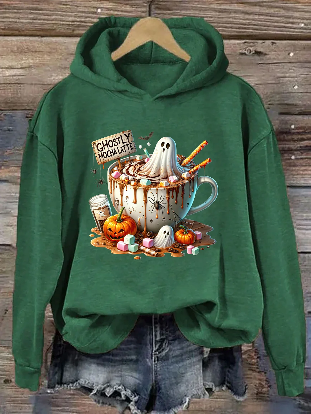 Halloween Coffee Clipart Hoodie
