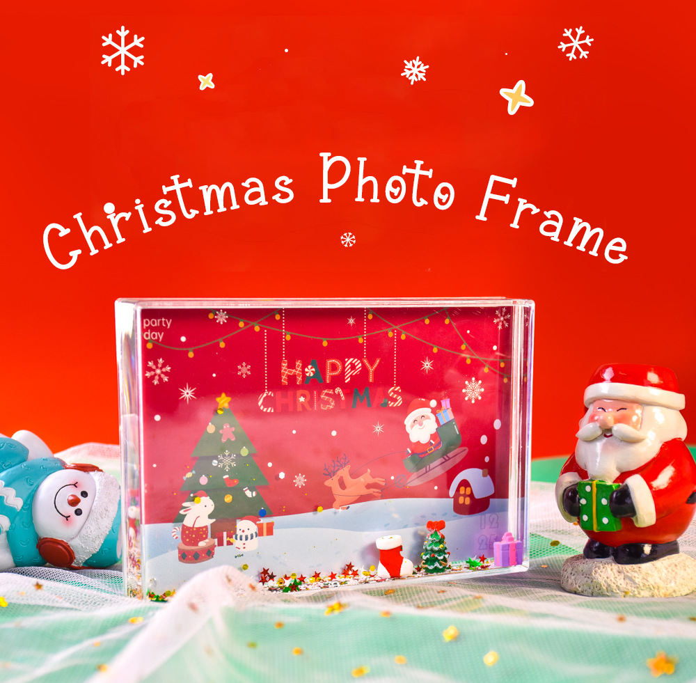 Christmas Quicksand Photo Frame
