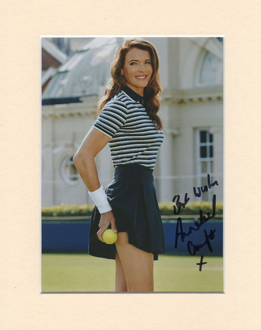 ANNABEL CROFT WIMBLEDON TENNIS LEGEND PP MOUNTED 8X10 SIGNED AUTOGRAPH Photo Poster painting