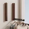 Wood Wall-Mounted Clothes Hanger | Space-Saving & Collapsible