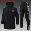 Joyfball 2024/2025 Arsenal Cotton Jacket Black Soccer Jersey 