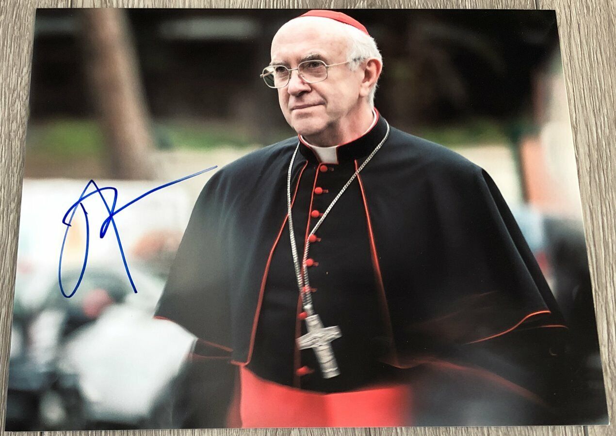 JONATHAN PRYCE SIGNED AUTOGRAPH THE TWO POPES 8x10 Photo Poster painting C w/EXACT PROOF