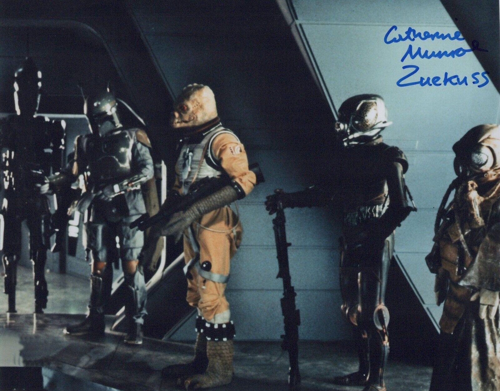 Star Wars Empire Strikes Back actress Cathy Munro as Zuckuss signed Photo Poster painting