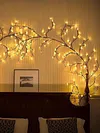 Vine Light Rattan Tree with Remote Control USB Flexible Willow Vine Lights Reusable DIY Willow Vines Branch Light for Room Wall Wedding Party Decor