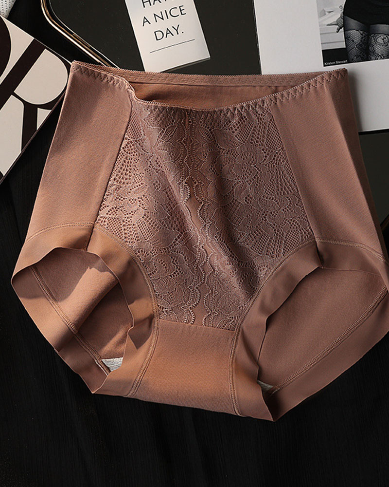 Anti-Bacterial Silkworm Silk Temperature Change Crotch Briefs