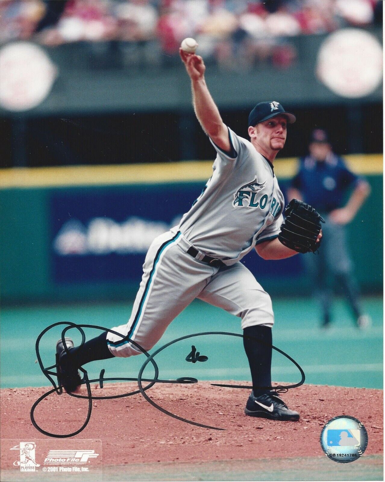 Ryan Dempster Autographed 8x10 Florida Marlins #S721