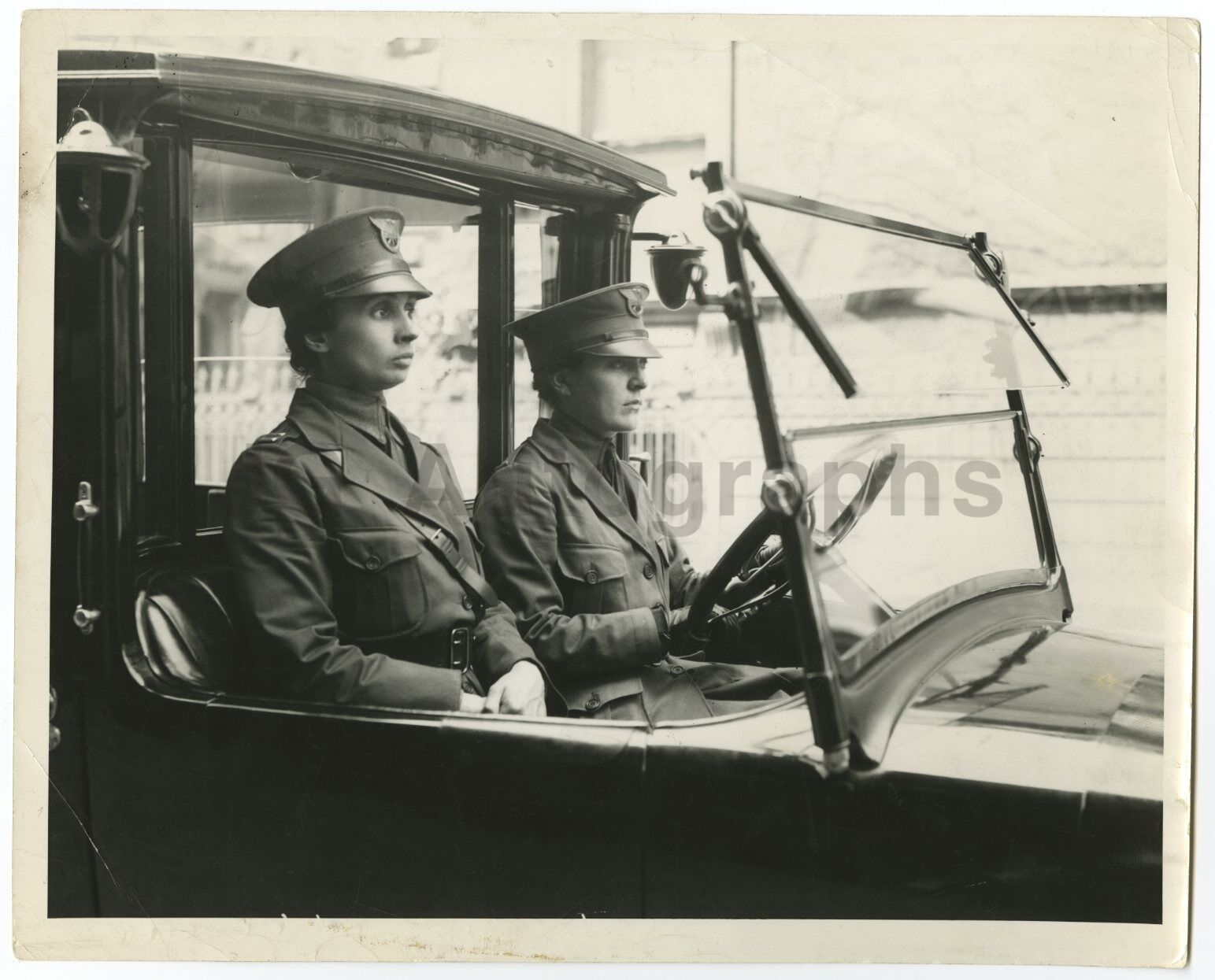 World War I - Vintage 8x10 Publication Photo Poster paintinggraph - Women's Motor Service Corps