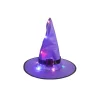 Halloween Chapeau de Sorci&egrave;re Rougeoyant Led Magicien
