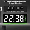 LED Digital Alarm Clock Bedside Alarm Clock Large Number Display for Home Office