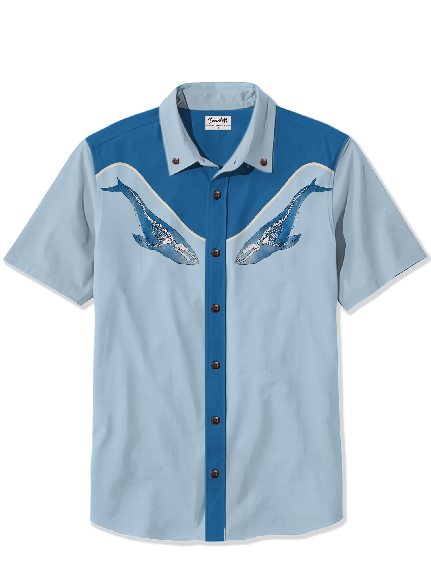 Whale Skeleton- 100% Cotton Shirt