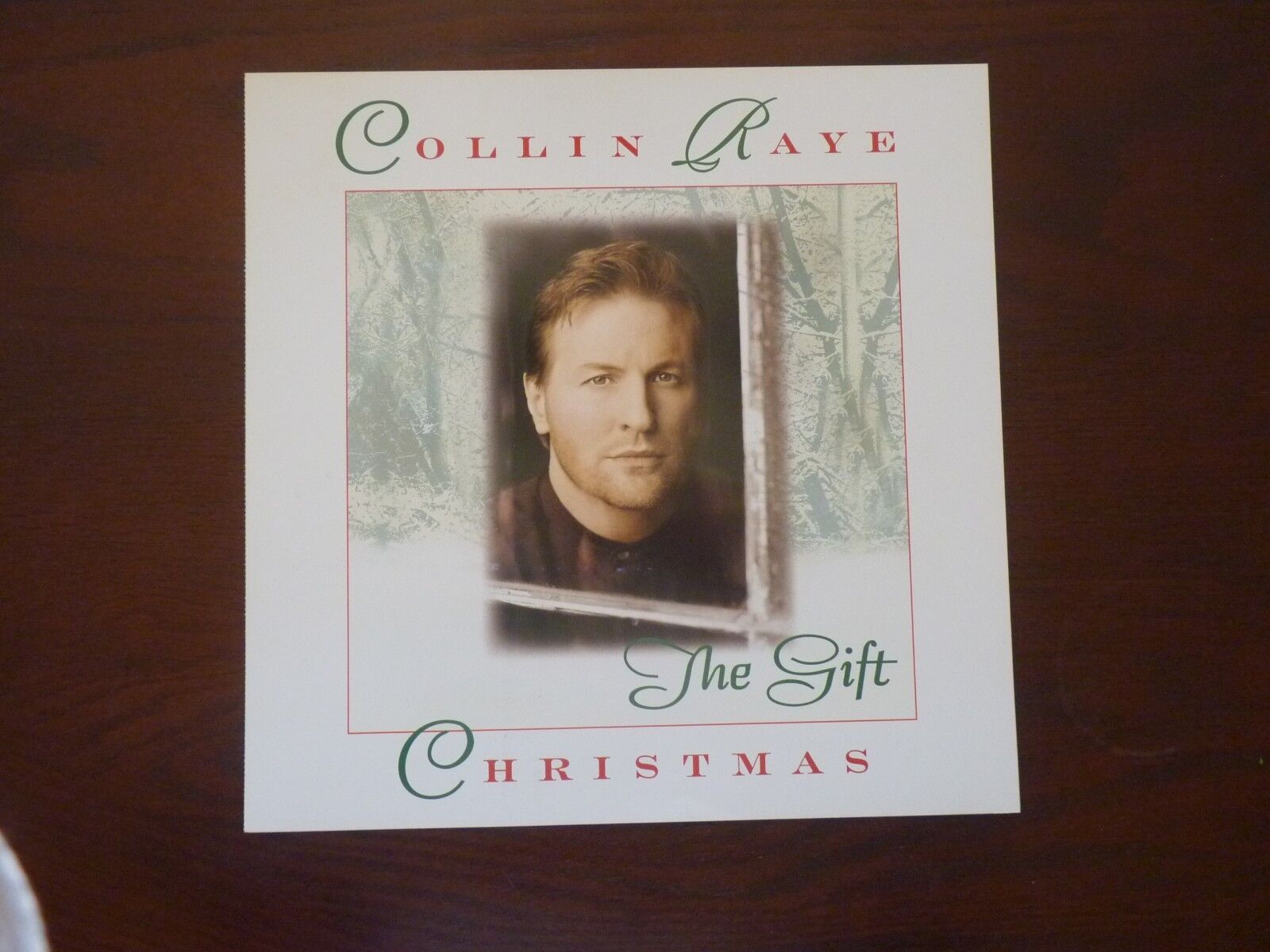 Collin Raye The Gift Christmas LP Record Photo Poster painting Flat 12x12 Poster