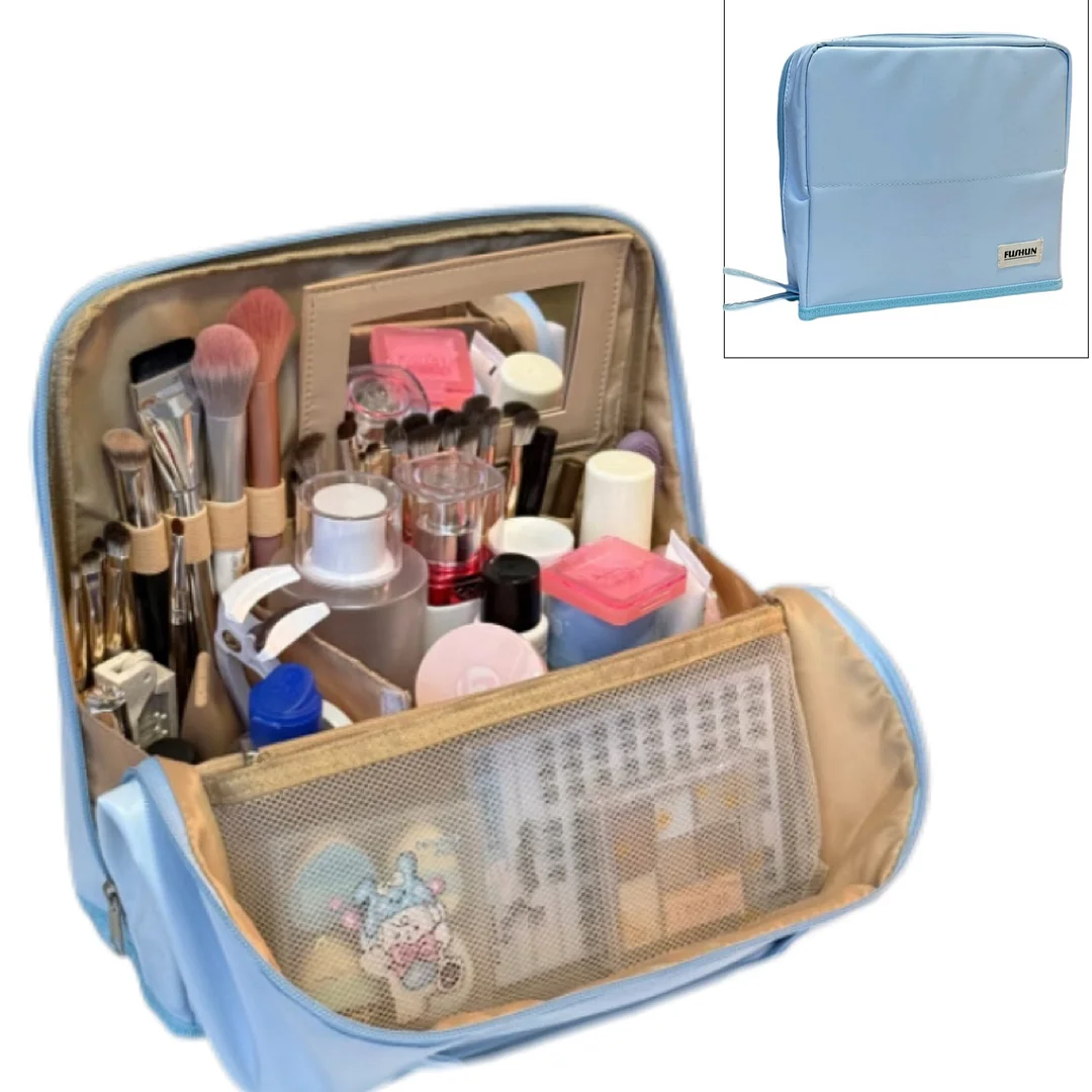 Standing Makeup Bag &ndash; Portable, Large Capacity
