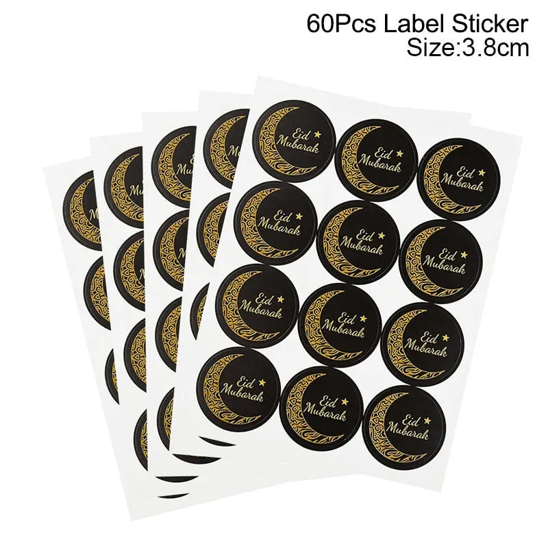 Eid Mubarak Balloons Eid Decoration Sticker Banner Helium Balloon Ramadan Mubarak Muslim Islamic Festival Party DIY Decorations