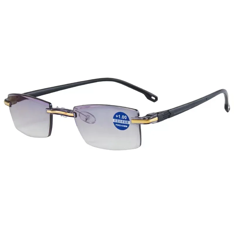 LAST DAY  Sale  $13.99🔥2025 New Sapphire high hardness anti-blue progressive Far And Near Dual-Use Reading Glasses✨