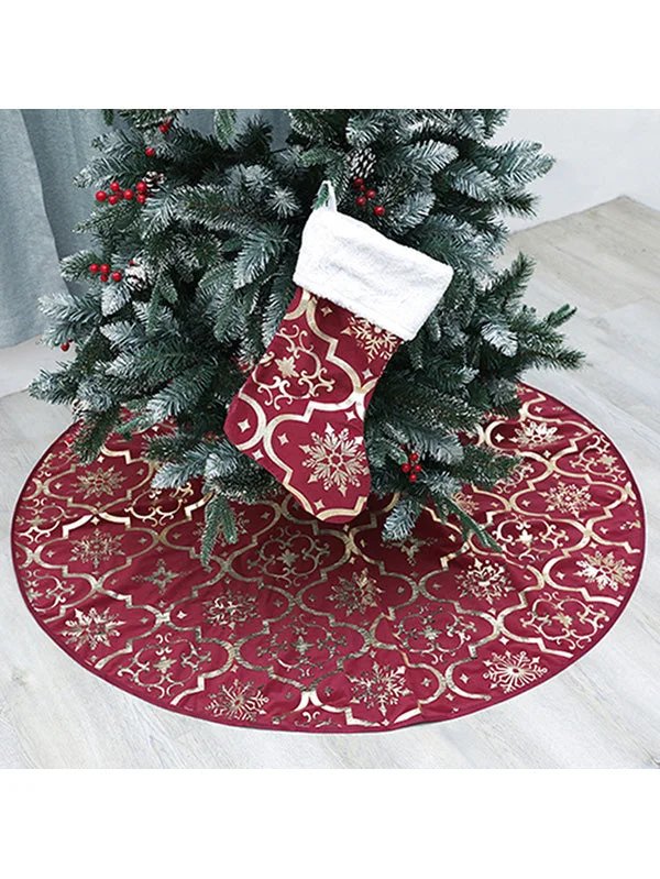 Festival Decoration Luxury Christmas Tree Skirt-elleschic