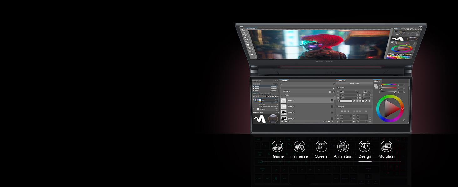  ScreenPad Plus: Design