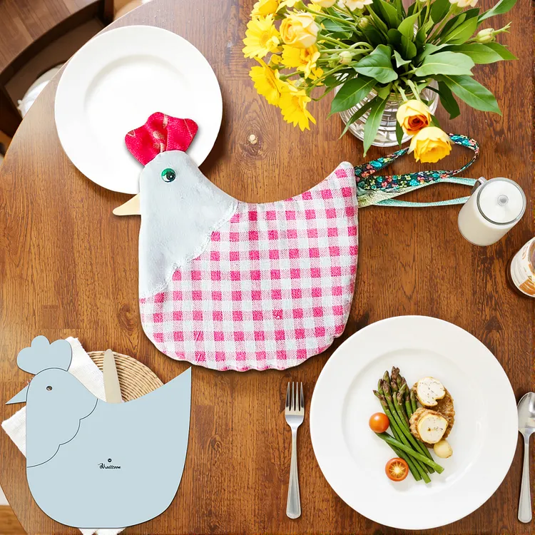 DIY Chicken-Shaped Oven Glove Template-With Instructions