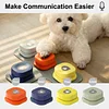 Recordable talking dog button with mat, stickers and training guide