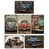 6CPS Car - Vintage Metal Signs Set - 20*30cm/30*40cm