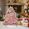 DIY Xmas Tree Diamond Painting Single-sided Acrylic Desktop Ornaments