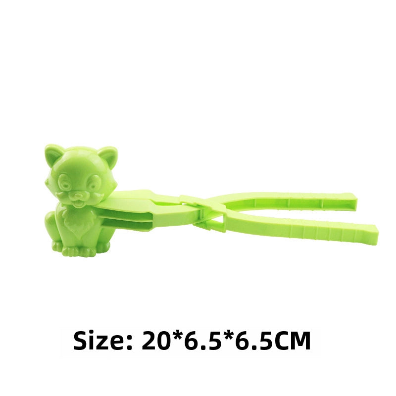 Children’s Winter Outdoor Toy Snow Clip Snowball Fight Artifact Snowflake Love Snowball Clip Play Snow Toy Sand Mold