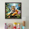 (Counted/Stamped)Tiger-11CT Cross Stitch 40*40cm/15.75*15.75in