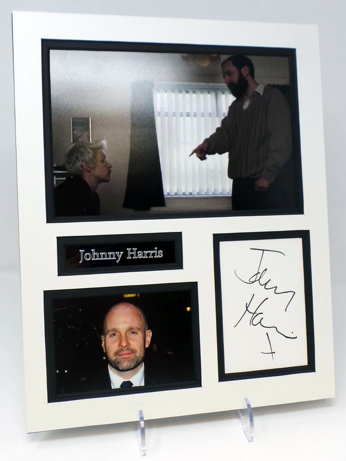 Johnny HARRIS Signed Mounted Photo Poster painting Display AFTAL COA Mick in This is England