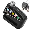 Motorcycle Alarm Wheel Disk Brake Lock Waterproof Padlock Bike Accessories