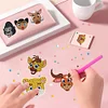2pcs DIY Cartoon Animals Diamond Painting Stickers