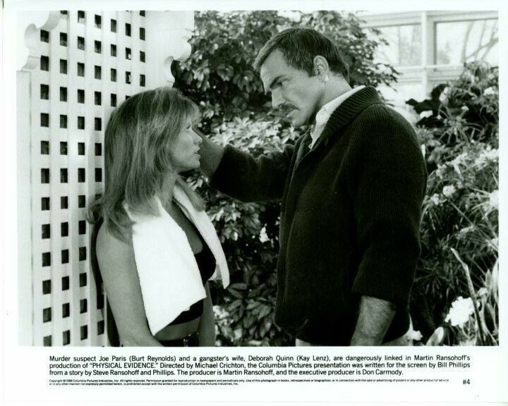 Kay Lenz Burt Reynolds Physical Evidence Original Press 8X10 Photo Poster painting