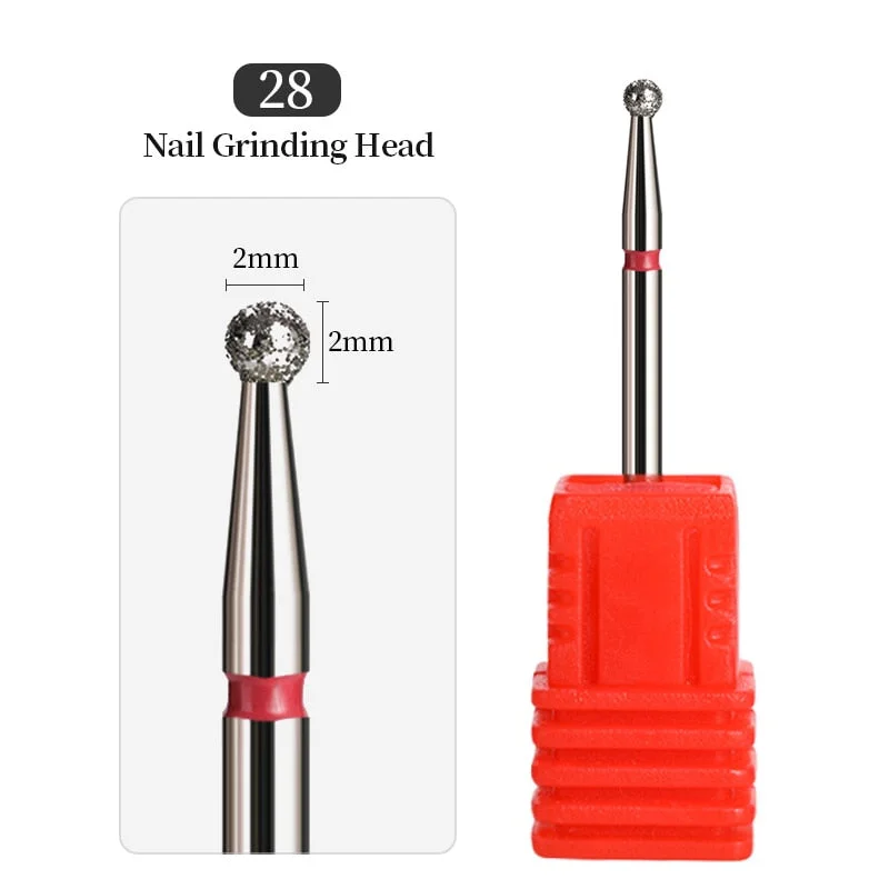 1Pcs Mini Carbite Dimond Nail Drill Bits Manicure Drill For Milling Cutter Electric Machine Nail Files Buffer Nail Art Equipment-Nail Inspo