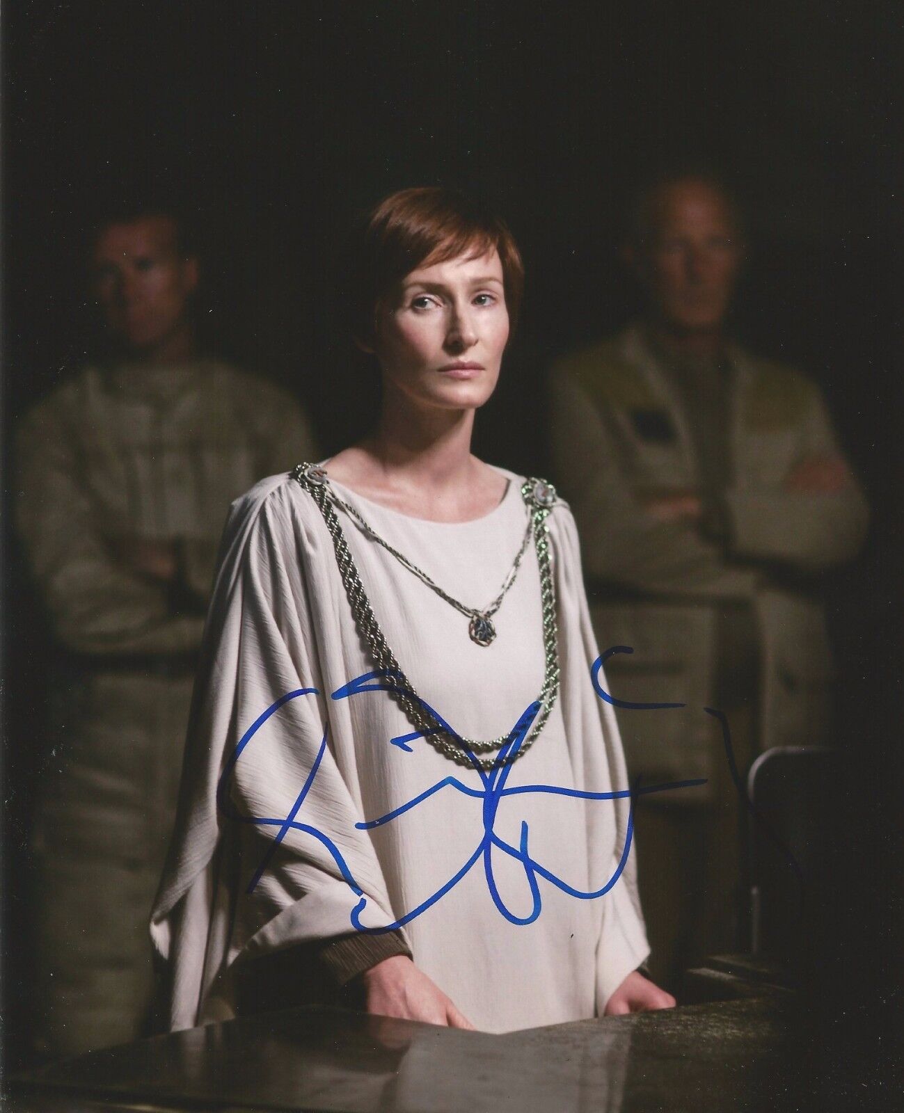 Genevieve O'Reilly Signed Star Wars:Rogue One 10x8 Photo Poster painting AFTAL