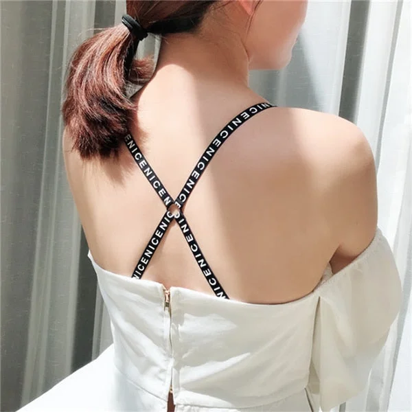 Adjustable Bras Straps Sexy Brassiere Invisiable Lenceria Straps Beauty Back Letters Shoulder Strap Underwear Bra Accessories